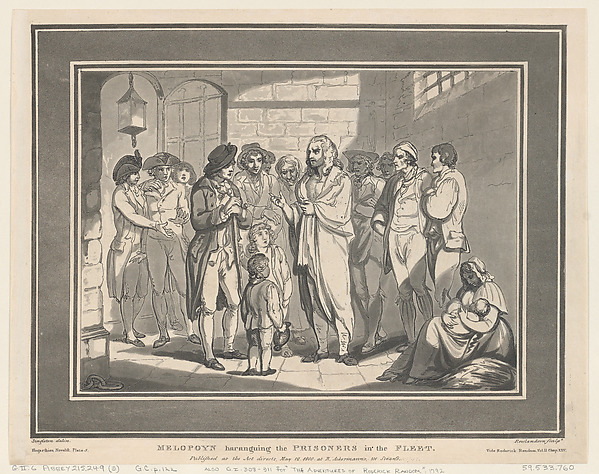 Melopoyn haranguing the Prisoners in the Fleet