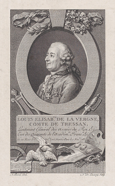Portrait of Louis Elisabeth de La Vergne, Comte de Tressan