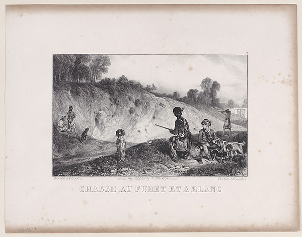 Hunting a Ferret with Blanks, from "Hunting Scenes"