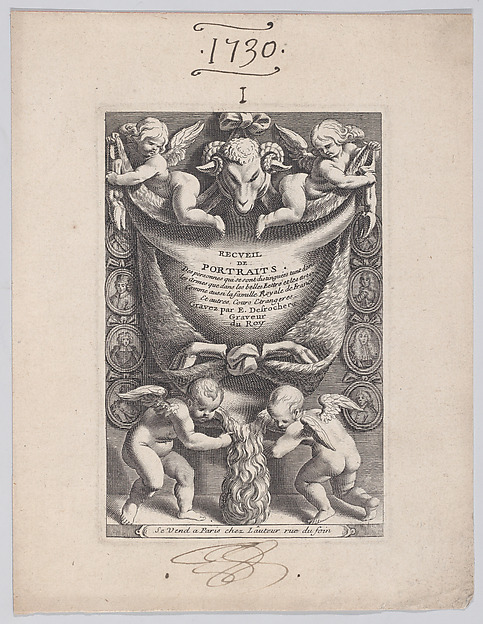 Frontispiece from "Collection of Portraits"