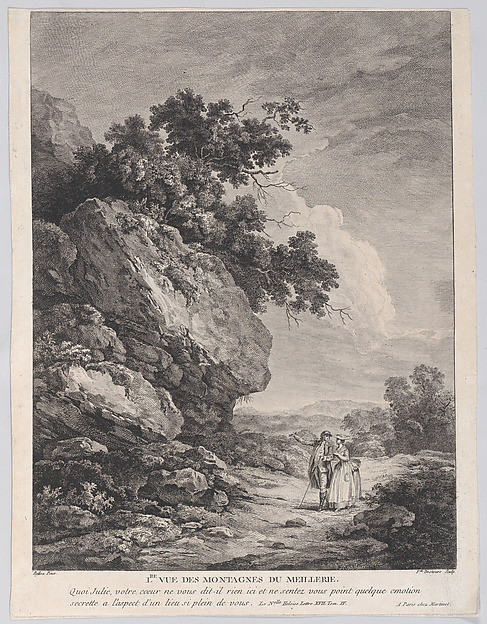 View of the Meillerie Mountains