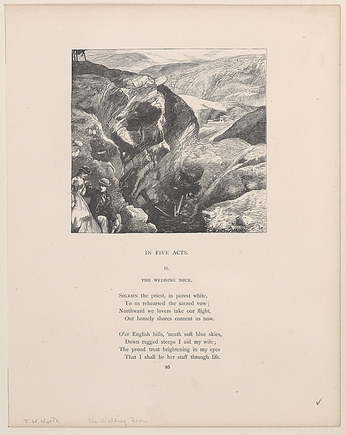 In Five Acts–The Wedding Tour, from "Picture Poesies"