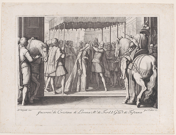 Couronnement de La Grande Duchesse (The Coronation of the Grand Duchesse), from La Vie de Ferdinand Ier de Médicis série appelée aussi Les Batailles des Médicis (The Life of Ferdinand I de'Medici also called The Medici Battles)