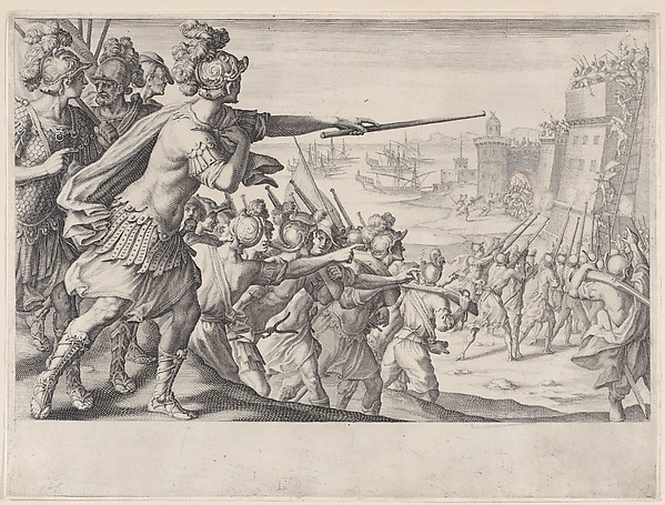 Prise de la Ville de Bone (Capture of the City of Bonne), from La Vie de Ferdinand Ier de Médicis série appelée aussi Les Batailles des Médicis (The Life of Ferdinand I de'Medici also called The Medici Battles)