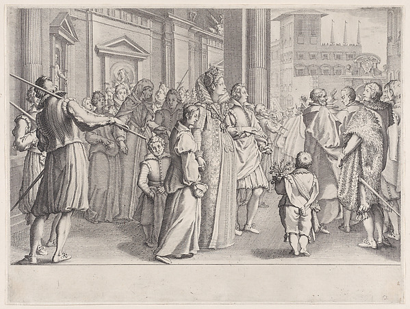 La Grande Duchesse Marie des Jeunes Filles (The Great Duchess Marie des Jeunes Filles), from La Vie de Ferdinand Ier de Médicis série appelée aussi Les Batailles des Médicis (The Life of Ferdinand I de'Medici also called The Medici Battles)