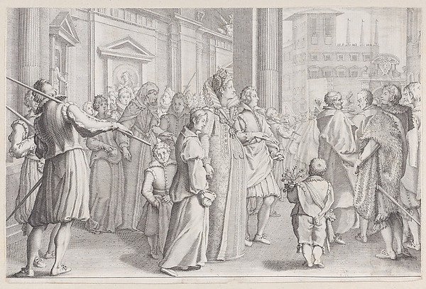 La Grande Duchesse Marie des Jeunes Filles, from La Vie de Ferdinand Ier de Médicis série appelée aussi Les Batailles des Médicis (The Life of Ferdinand I de'Medici also called The Medici Battles)
