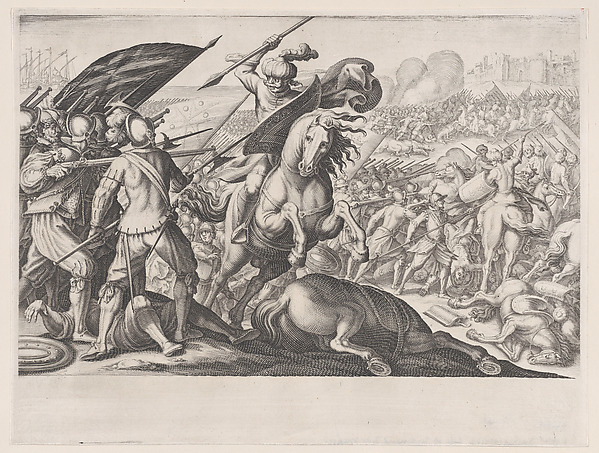 Défaite de la Cavalerie Turque (Defeat of the Turkish Cavalry), from La Vie de Ferdinand Ier de Médicis série appelée aussi Les Batailles des Médicis (The Life of Ferdinand I de'Medici also called The Medici Battles)