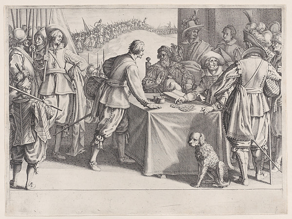L'Enrolement des Troupes (The Enlistment of Troops), from La Vie de Ferdinand Ier de Médicis série appelée aussi Les Batailles des Médicis (The Life of Ferdinand I de'Medici also called The Medici Battles)