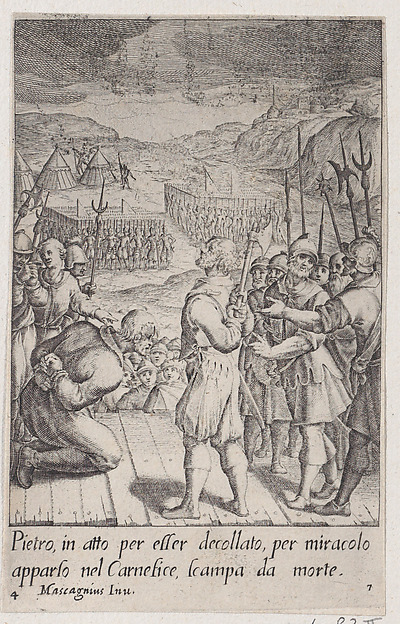The Executioner, from Scelta d'Alcuni Miracoli e Grazie della Santissima Nunziata di Firenze (Selection of Some Miracles and Graces that Occurred in the Church of the Annunziata in Florence)