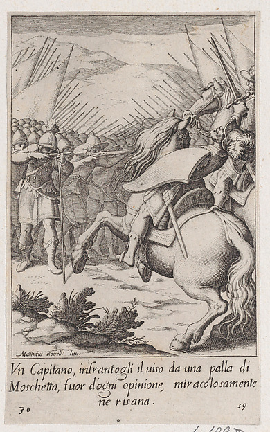 The Captain, from Scelta d'Alcuni Miracoli e Grazie della Santissima Nunziata di Firenze (Selection of Some Miracles and Graces that Occurred in the Church of the Annunziata in Florence)