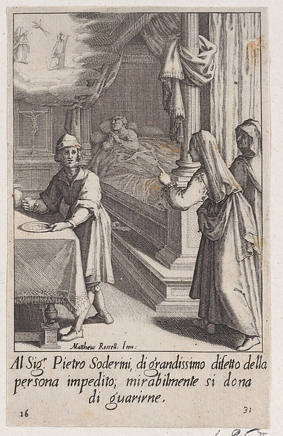 Pietro Soderini, from Scelta d'Alcuni Miracoli e Grazie della Santissima Nunziata di Firenze (Selection of Some Miracles and Graces that Occurred in the Church of the Annunziata in Florence)