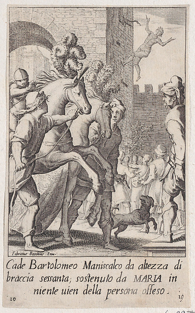 Bartolomeo, Blacksmith-Ferrier, from Scelta d'Alcuni Miracoli e Grazie della Santissima Nunziata di Firenze (Selection of Some Miracles and Graces that Occurred in the Church of the Annunziata in Florence)
