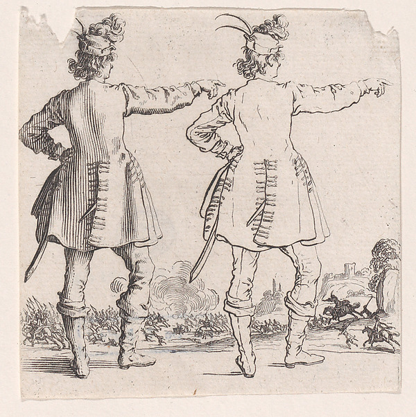Le Turc Vu de Dos (The Turk Seen from Behind), from Varie Figure (Various Figures)