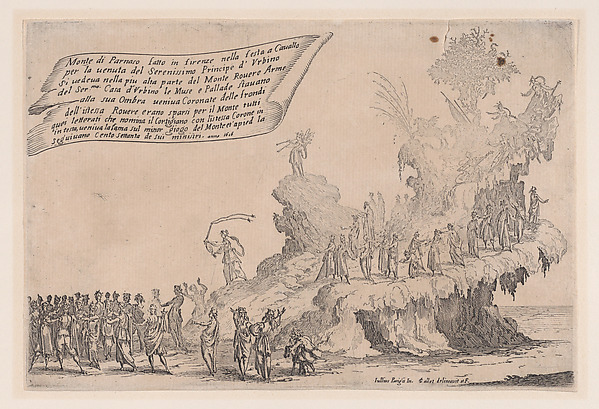 Le Char du Mont Parnasse (The Chariot of Mount Parnassus), from Guerre de Beauté (Guerra di Bellezza) (War of Beauty)