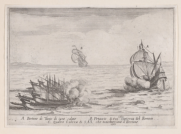 L'Attaque (The Attack), from Les Combats de Quatre Galères (The Battles of Four Galleys)