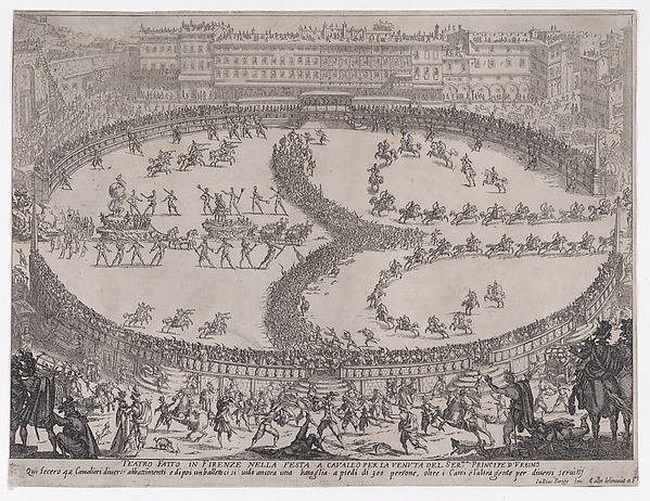 Vue d'Ensemble de la Fête (View of the Ensemble of the Festival), from Guerre de Beaute (Guerra di Bellezza) (War of Beauty)