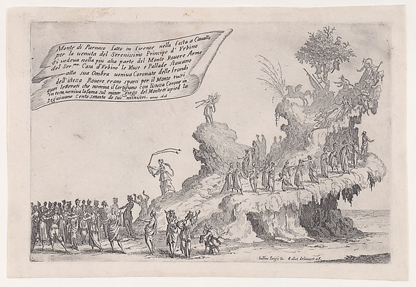 Le Char du Mont Parnasse (The Chariot of Mount Parnassus), from Guerre de Beauté (Guerra di Bellezza) (War of Beauty)