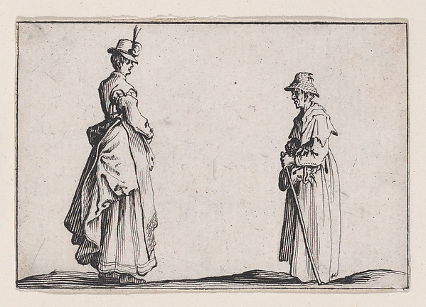 Deux Femmes De Profil (Two Women in Profile), from Les Caprices Series A, The Florence Set