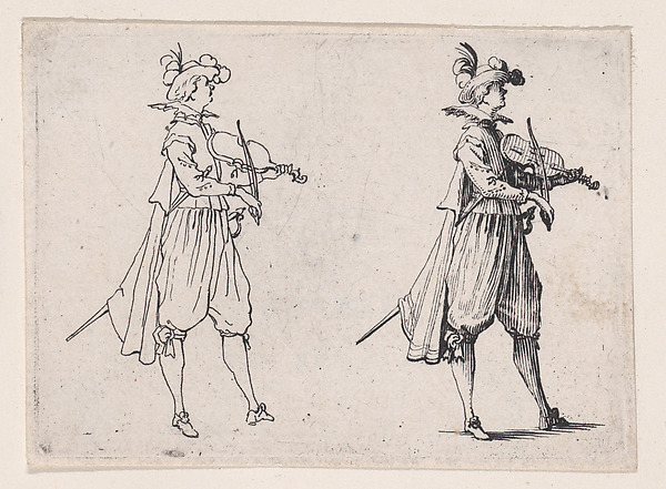 Le Joueur de Violin (The Violin Player), from Les Caprices Series A, The Florence Set