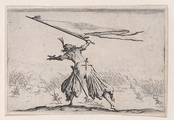 Le Porte-Étendard (The Standard Bearer), from Les Caprices Series A, The Florence Set