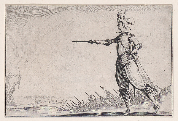Le Commandant a Pied (The Commander on Foot), from Les Caprices Series A, The Florence Set