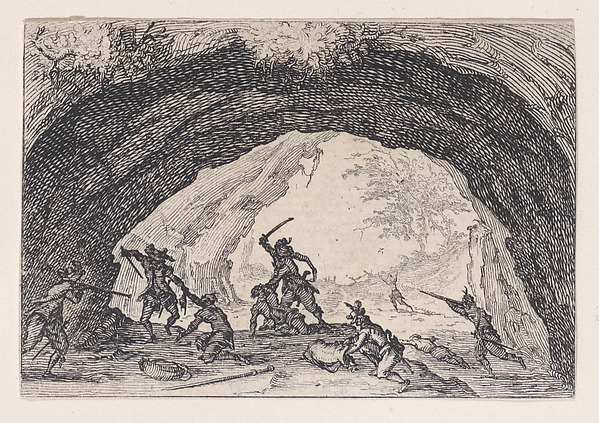 La Caverne de Brigands (The Cave of Thieves), from Les Caprices Series A, The Florence Set