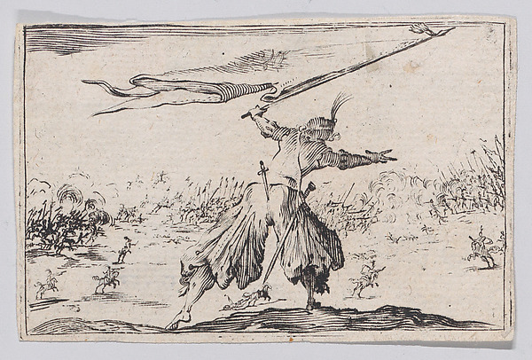 Reverse Copy of Le Porte-Étendard (The Standard Bearer), from Les Caprices