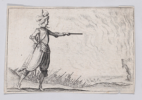 Reverse Copy of Le Commandant a Pied (The Commander on Foot), from "Les Caprices"