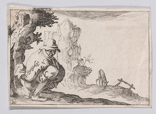 Copy of Le Paysan Accroupi (The Peasant Squatting), from Les Caprices
