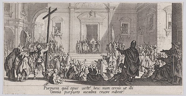 La Présentation au Peuple (The Presentation of Christ to the People), from "La Grande Passion" (The Large Passion)Passion) by Jacques Callot