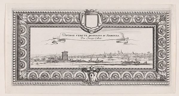 Title Page Designed for the Sale of the Series of Paysages Gravés pour Jean de Médicis, from Paysages Gravés pour Jean de Médicis appelées aussi Paysages Dessinés a Florence, Vues de Florence, Paysages d'Italie, et Paysages Définitifs (Landscapes Engraved for Giovanni de'Medici, Landscapes Designed in Florence, Views of Florence, Landscapes of Italy, and Definitive Landscapes)
