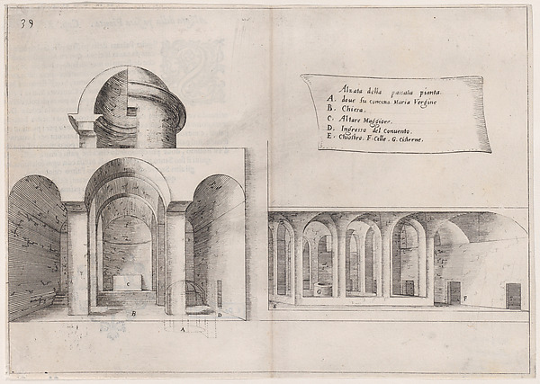 32nd Plate, from Trattato delle Piante & Immagini de Sacri Edifizi di Terra Santa (Treatise of the Plans & Images of the Sacred Buildings of the Holy Land)