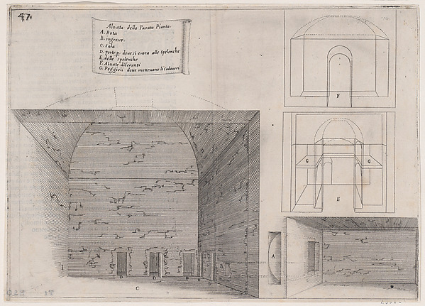 39th Plate, from Trattato delle Piante & Immagini de Sacri Edifizi di Terra Santa (Treatise of the Plans & Images of the Sacred Buildings of the Holy Land)