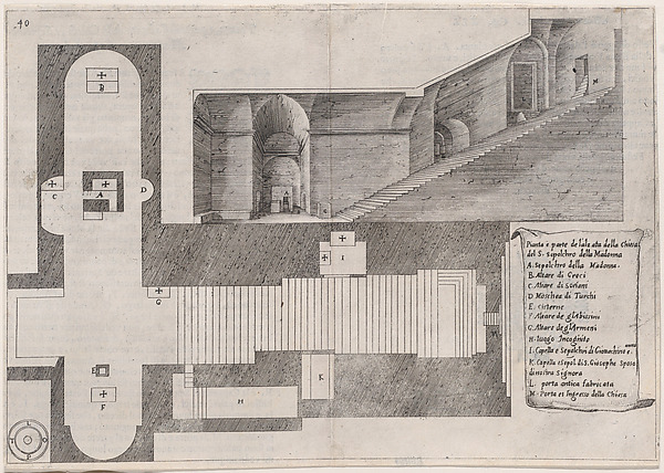 33rd Plate, from Trattato delle Piante & Immagini de Sacri Edifizi di Terra Santa (Treatise of the Plans & Images of the Sacred Buildings of the Holy Land)