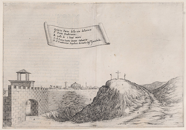 17th Plate, from Trattato delle Piante & Immagini de Sacri Edifizi di Terra Santa (Treatise of the Plans & Images of the Sacred Buildings of the Holy Land)