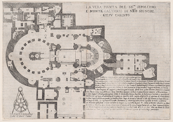 18th Plate, from Trattato delle Piante & Immagini de Sacri Edifizi di Terra Santa (Treatise of the Plans & Images of the Sacred Buildings of the Holy Land)