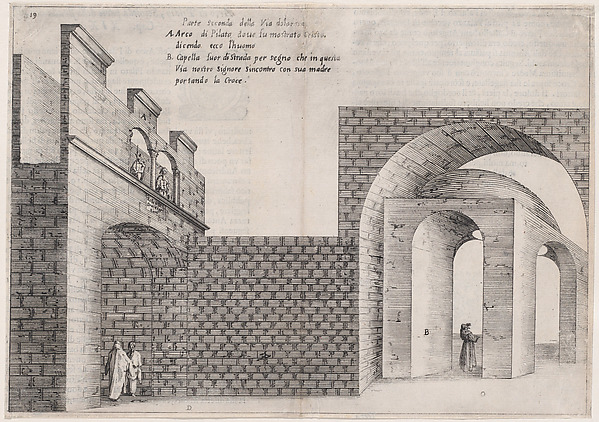 15th Plate, from Trattato delle Piante & Immagini de Sacri Edifizi di Terra Santa (Treatise of the Plans & Images of the Sacred Buildings of the Holy Land)