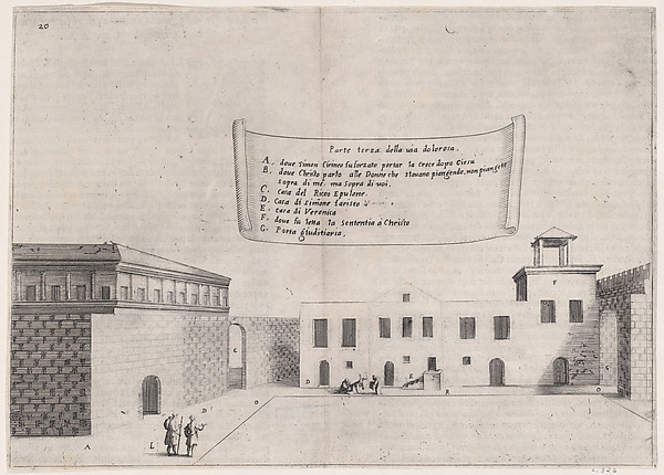 16th Plate, from Trattato delle Piante & Immagini de Sacri Edifizi di Terra Santa (Treatise of the Plans & Images of the Sacred Buildings of the Holy Land)