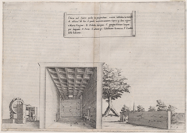 10th Plate, from Trattato delle Piante & Immagini de Sacri Edifizi di Terra Santa (Treatise of the Plans & Images of the Sacred Buildings of the Holy Land)