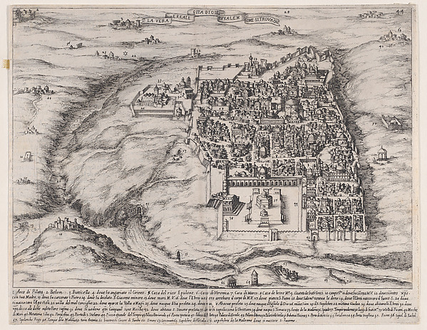 36th Plate, from Trattato delle Piante & Immagini de Sacri Edifizi di Terra Santa (Treatise of the Plans & Images of the Sacred Buildings of the Holy Land)