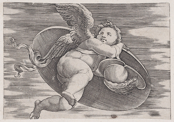 Eros Stealing Man's Shield