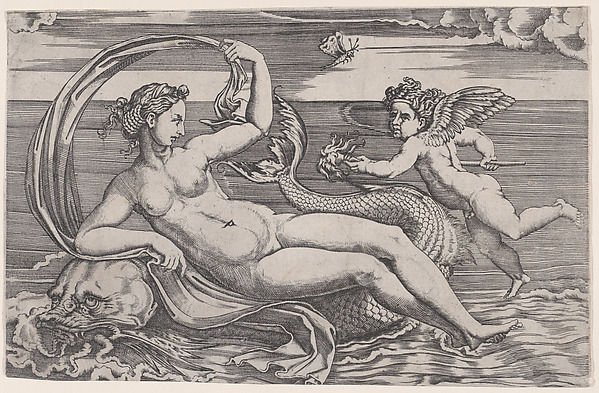 Venus Reclining on a Dolphin