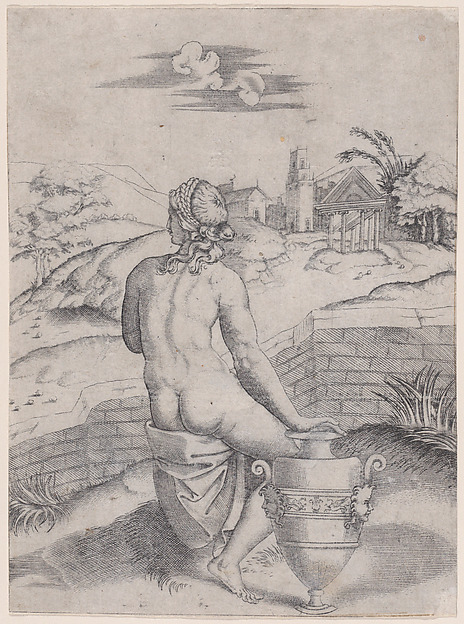 Woman Seated near a Vase
