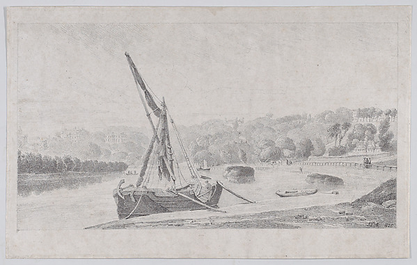 River Landscape (perhaps on the Thames)