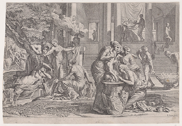 The birth and the infancy of Achilles