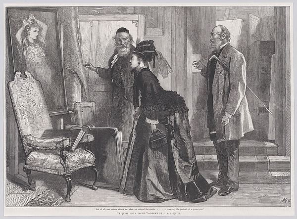 A Quest for a Cousin, from "Illustrated London News"