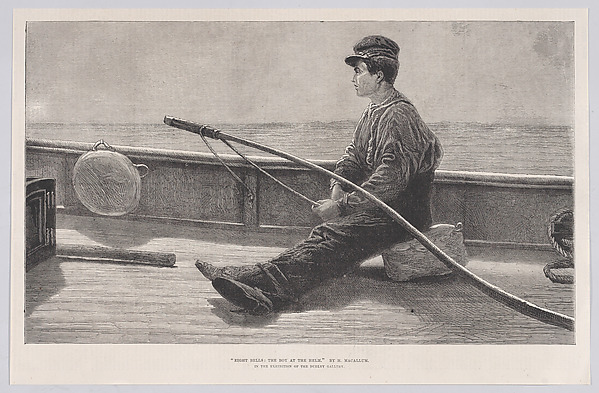 Eight Bells: The Boy at the Helm, from "Illustrated London News"