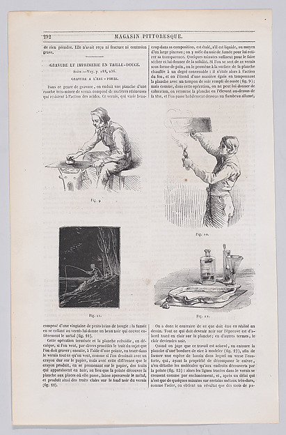 Etching, from "Le Magasin Pittoresque"