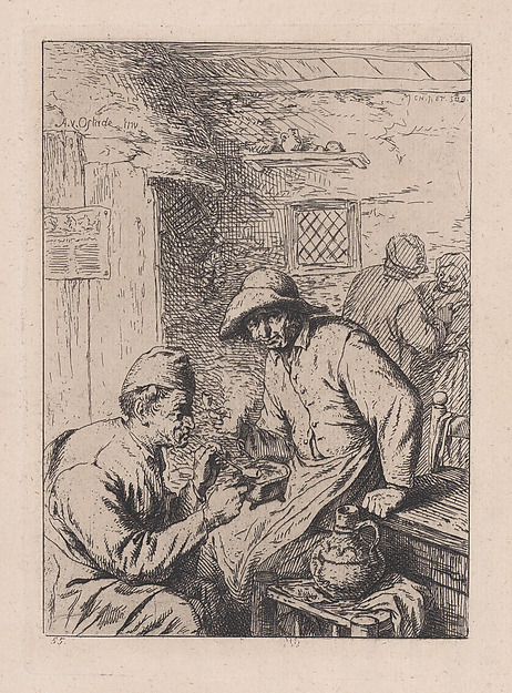 The Smokers, after Ostade