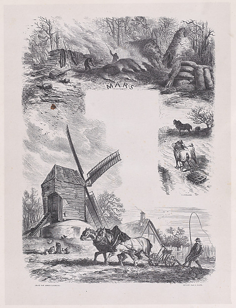 March, from "Album of Rustic Subjects"